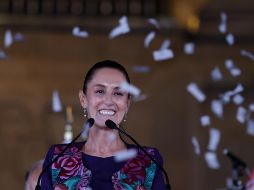 Claudia Sheinbaum será la primera presidenta mujer en la historia de México tras los comicios del 2 de junio. Xinhua/ F. Cañedo.