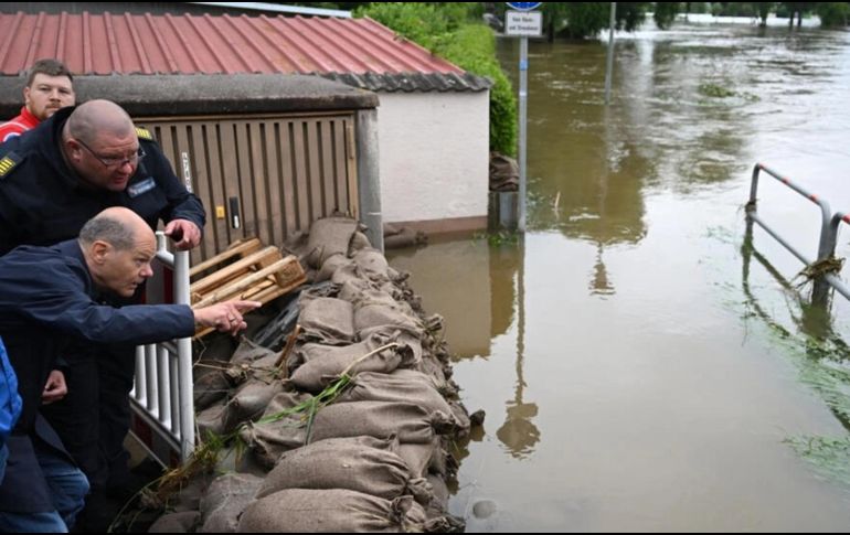 Algunas regiones de Baviera de la cuenca del río Danubio continuaban en una situación crítica. AFP / L. BARTH