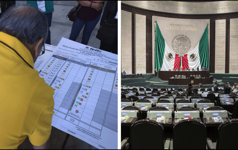 los conteos rápidos para la Cámara de Diputados y el Senado dan una amplia ventaja a Morena y sus aliados. SUN / ARCHIVO