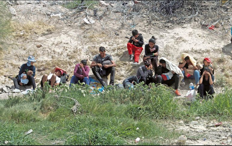 Las restricciones en la frontera mexicana afectarán el derecho de asilo de los migrantes. EL UNIVERSAL