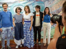 La película que cuenta con la participación de Leire Martínez, vocalista de La Oreja de Van Gogh, llega a los cines españoles este viernes. EFE/Javier Etxezarreta