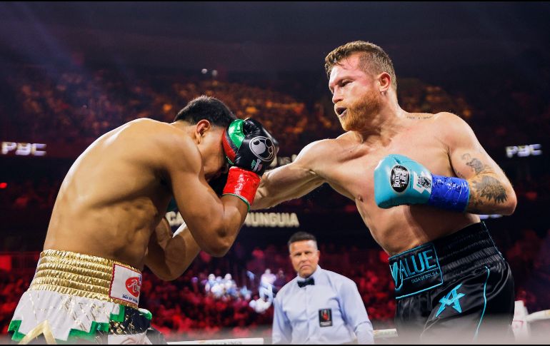 Canelo Álvarez podría perder su título de la FIB. ESPECIAL/Foto de Dan Rafael en Fight Freaks Unite