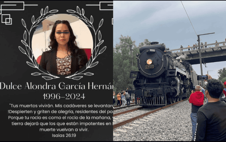 El pasado martes 4 de junio, una multitud se congregó para presenciar el paso del Tren de Vapor Empress 2816 en el municipio de Nopala, Hidalgo. ESPECIAL/ SUN/ A. Contreras