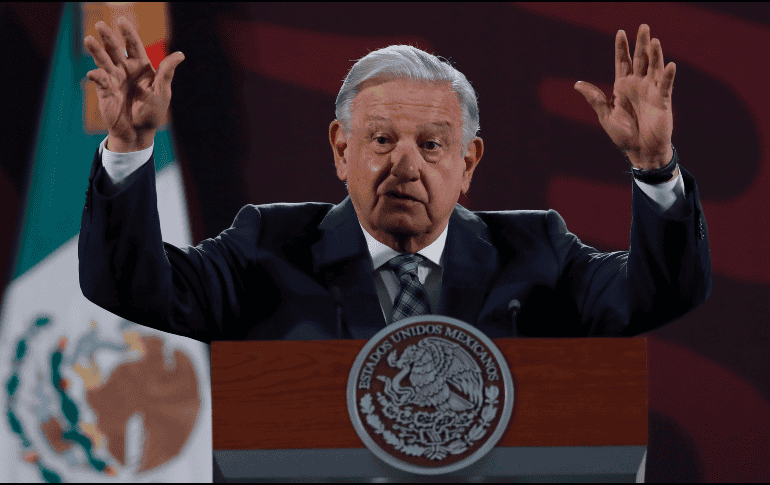 El Presidente, Andres Manuel López Obrador, pidió que “no haya temor” de un posible cierre de la frontera con Estados Unidos tras la orden ejecutiva de Joe Biden que restringe las solicitudes de asilo y agiliza las deportaciones. EFE/ Mario Guzmán
