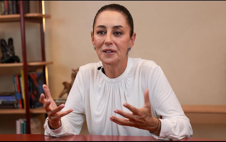 La exmandataria de la Ciudad de México sostuvo una conversación telefónica en inglés, de la cual se compartió un extracto en las redes sociales. EFE/ Casa de Campaña de Claudia Sheinbaum