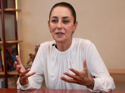 La exmandataria de la Ciudad de México sostuvo una conversación telefónica en inglés, de la cual se compartió un extracto en las redes sociales. EFE/ Casa de Campaña de Claudia Sheinbaum