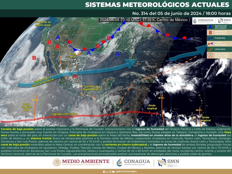 ESPECIAL/ X/ @conagua_clima&nbsp;