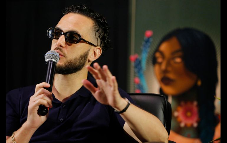 El rapero, compositor, cantautor y actor español C. Tangana aseguró que producir cine le ha dado la oportunidad de explorar otras formas creativas y no encasillarse sólo como músico. EFE/ Francisco Guasco