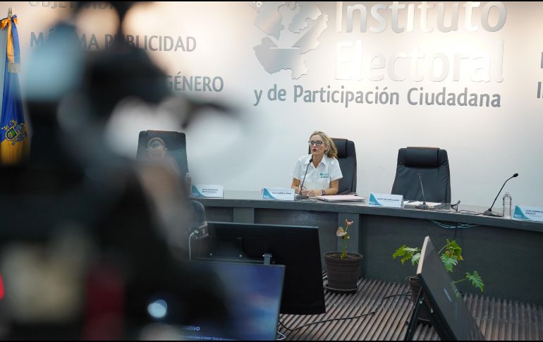 La presidenta del Instituto Nacional Electoral (IEPC), Paula Ramírez Höhne, aseguró que ni ella ni el personal del organismo se dejarán amedrentar. ESPECIAL/ X/ @iepcjalisco.