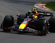 Checo Pérez, durante las prácticas libres en Canadá. AFP / M. Thompson