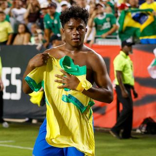 Endrick marca su tercer gol con Brasil a sus 17 años