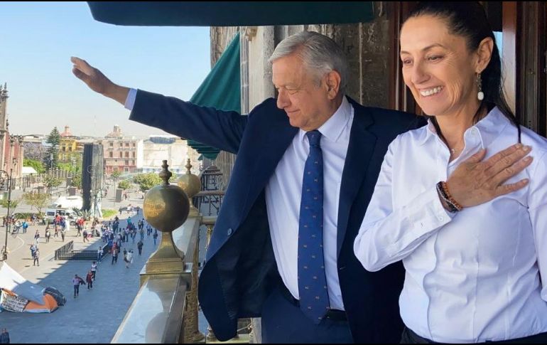 A través de su cuenta de X, Claudia Sheinbaum hizo público un momento con el Mandatario. X/Claudiashein