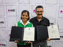 Ambos senadores electos también se comprometieron a apoyar los 100 compromisos de Claudia Sheinbaum Pardo, presidenta electa de México. ESPECIAL