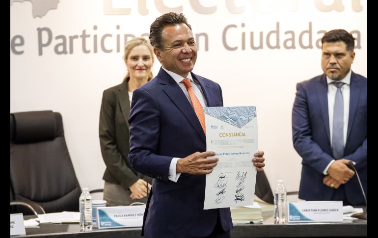 Lemus insistió en que mantendrá una coordinación directa con la Presidenta electa, Claudia Sheinbaum, con quien habrá apertura de diálogo para abordar los distintos temas que se requieran a lo largo de la administración. EL INFORMADOR / ARCHIVO