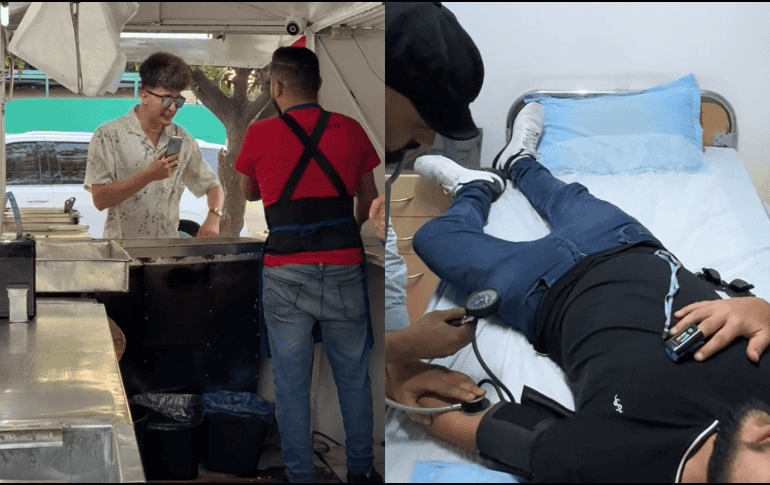 Reto viral de HotSpanish pone en riesgo a mexicano tras probar comida callejera de la India. ESPECIAL/ Video de hotspanishmx en TikTok