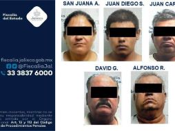 Las cinco personas implicadas deberán permanecer seis meses en prisión preventiva justificada, como medida cautelar. ESPECIAL / Fiscalía del Estado