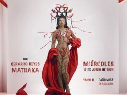 El performance se realizará el miércoles 12 de junio del 2024. ESPECIAL / Facebook MUSA