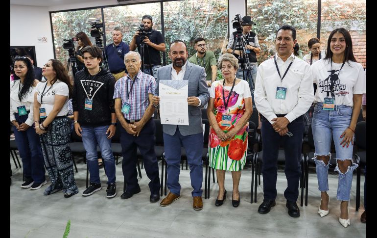 Chávez, aspirante por Morena, evitó posicionarse sobre reconocer a Pablo Lemus como gobernador electo de Jalisco ante los constantes señalamientos de la coalición “Sigamos Haciendo Historia” sobre irregularidades en el proceso electoral por la gubernatura. EL INFORMADOR / H. Figueroa