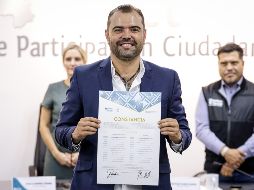 Gerardo Quirino Velázquez señaló que va a abordar los temas importantes del municipio como es el transporte público con la próxima conclusión de la línea 4 del Tren Ligero. EL INFORMADOR/ H. Figueroa.