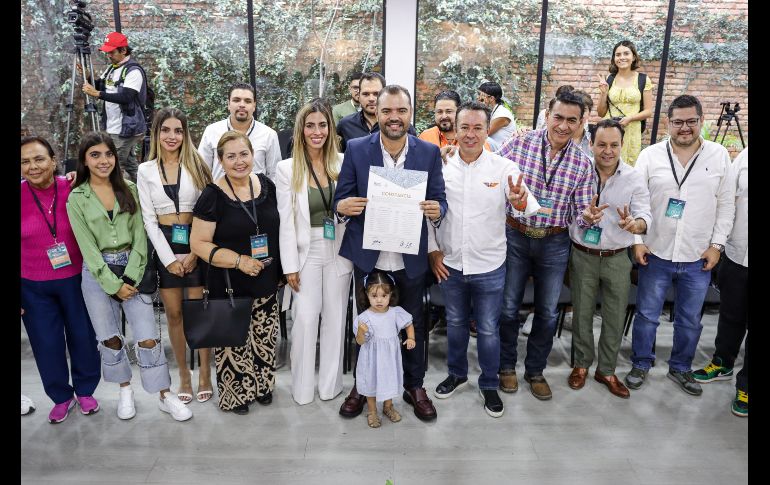 Gerardo Quirino Velázquez señaló que va a abordar los temas importantes del municipio como es el transporte público con la próxima conclusión de la línea 4 del Tren Ligero. EL INFORMADOR/ H. Figueroa.