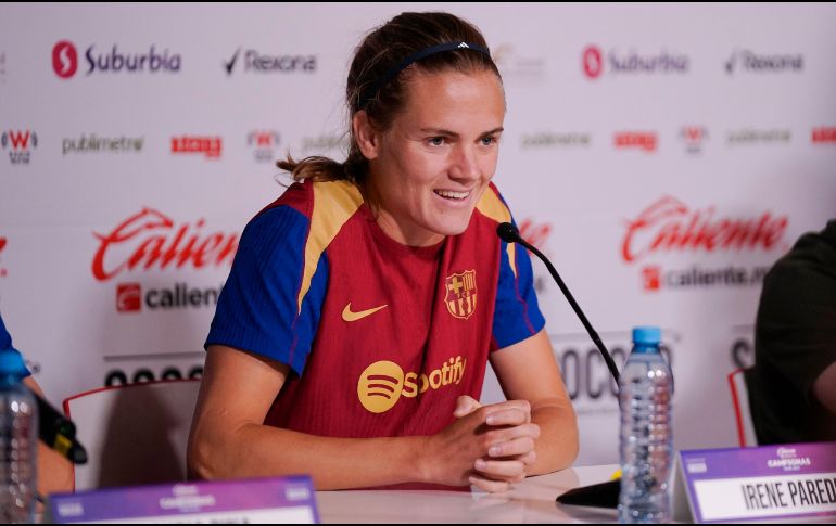 La defensa Irene Paredes dice que el recibimiento que la afición le dio a su Barcelona, donde estuvieron presentes niñas, es señal de que 