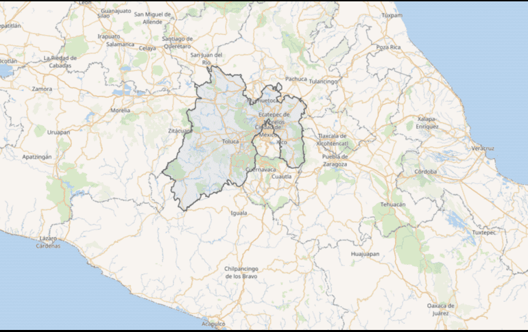 Esta será la nueva distribución del Estado de México. ESPECIAL