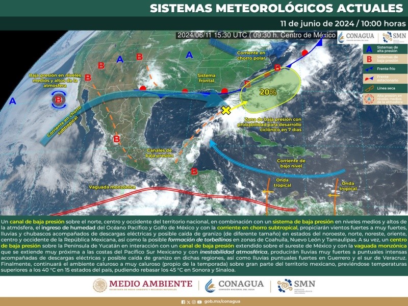 &nbsp;X / @conagua_clima 