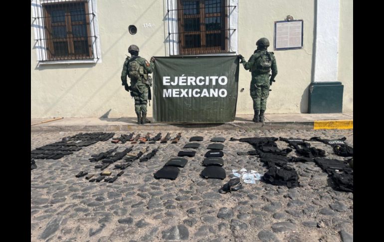 Este decomiso se suma al realizado por elementos del Ejército en Encarnación de Díaz. CORTESÍA