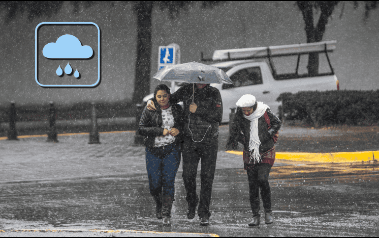 La lluvia estará presente de manera dispersas y focalizada sobre la zona montañosa del sur del estado de Jalisco. EL INFORMADOR / ARCHIVO