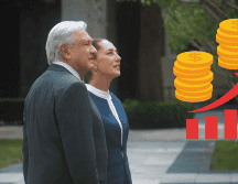 El gobierno de Andrés Manuel López Obrador recibió del sexenio anterior una deuda de 560 mil millones de dólares. ESPECIAL / X / @Claudiashein