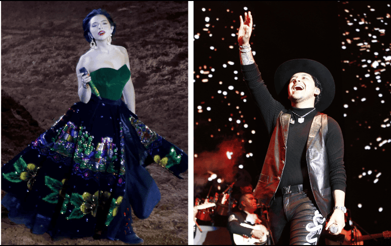 Un rumor menciona que Christian Nodal y Ángela Aguilar están comprometidos; esta sería la prubea. SUN / ARCHIVO / EL INFORMADOR / ARCHIVO