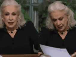 La actriz pedía a la recién electa Presidenta de México que no continuara con la dinámica de AMLO y sus “farsas mañaneras”. X TWITTER-/ @JorgeArmandoR_