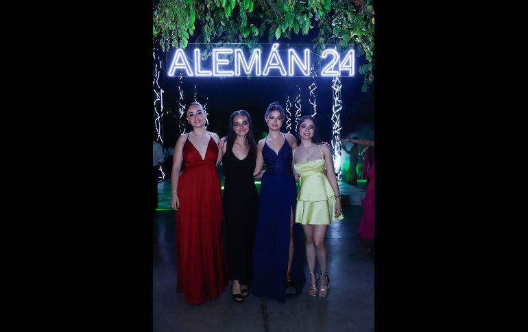 Daniela Jiménez, Renata Jiménez, Mariana Jiménez y Andrea  Benavides. GENTE BIEN JALISCO/ Claudio Jimeno