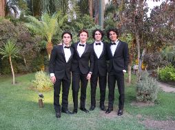 Máximo Díaz de León, Pablo García de Quevedo, Mateo García y Juan Pablo Martín. GENTE BIEN JALISCO/ Esmeralda Ecamilla