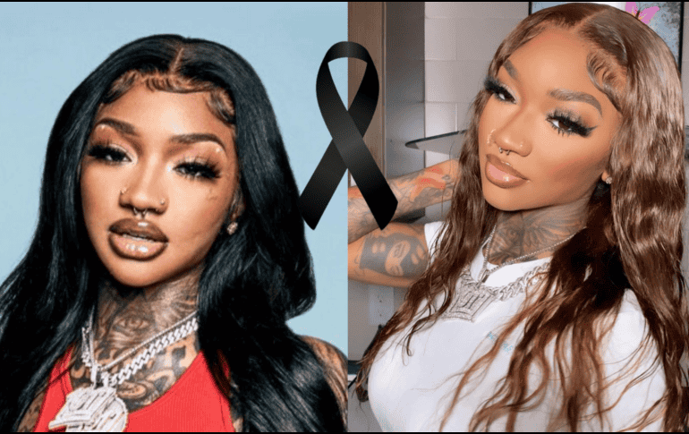 Familiares y amigos publicaron mensajes de despedida para la rapera.  ESPECIAL / INSTAGRAM