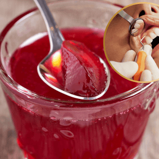 La mezcla de gelatina y chía beneficia a las encías