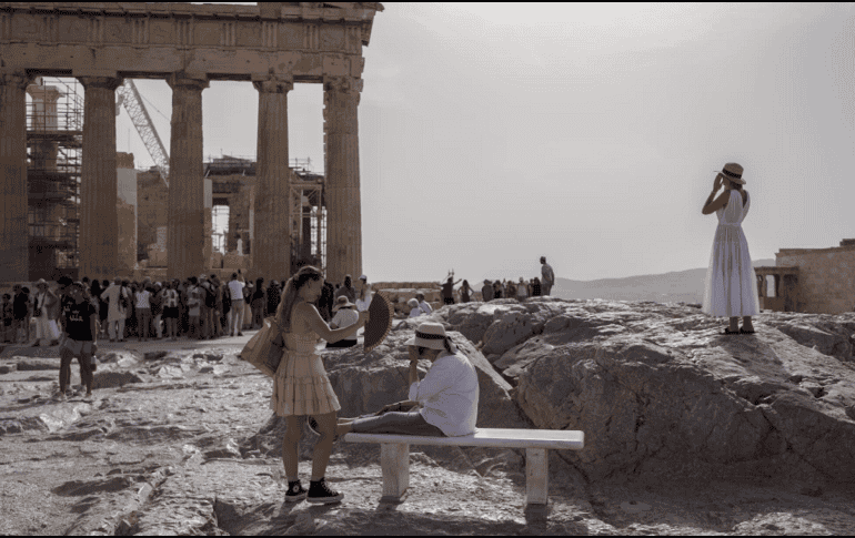 Las autoridades están en alerta por la posibilidad de incendios forestales, que azotan a Grecia cada verano. AP / P. GIANNAKOURIS