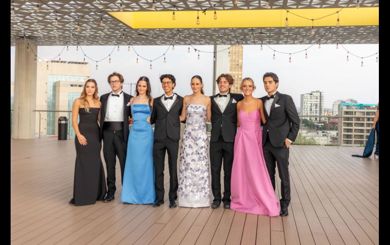 Rania Penilla, Nicolás Gómez, Lorenza Maldonado, Mateo Ahumada, Lucía Damy, Diego Ayala, Paloma López Hidalgo y Marcelo Partida. GENTE BIEN JALISCO/ Jorge Soltero