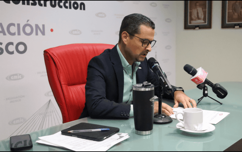 El presidente de la CMIC, Juan Manuel Chávez, manifestó la importancia de un diálogo colaborativo con las autoridades. ESPECIAL.