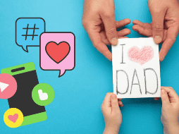 Dedica un tierno mensaje a papá y demuéstrale cuánto lo quieres en este día especial. CANVA