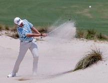 Santiago De la Fuente, el joven golfista jalisciense de 22 años, tuvo una actuación difícil en el US Open de Golf 2024, celebrado en el campo número dos de Pinehurst Resort, Carolina del Norte. EFE / E. Lesser
