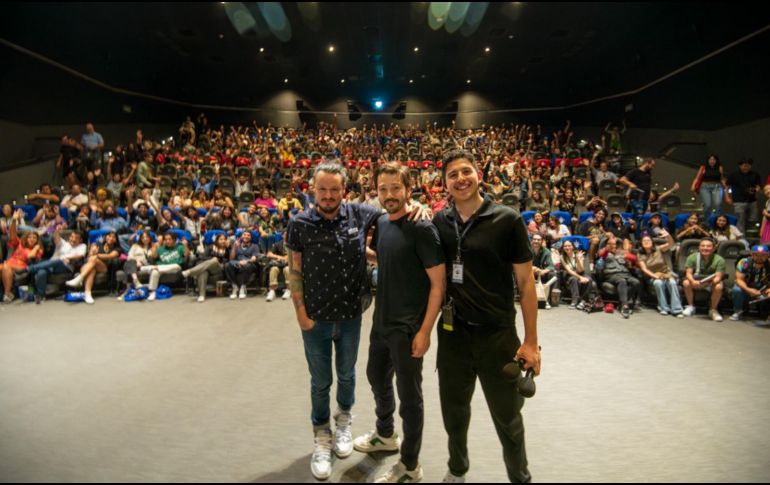En la Sala Guillermo del Toro de la Cineteca FICG, Diego proyectó la película mexicana “Abel”. CORTESÍA/FICG