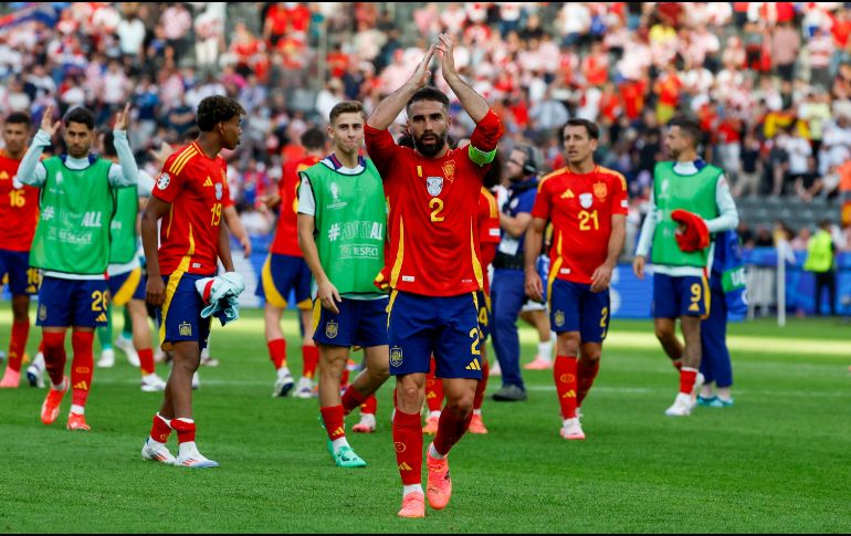 España se mostró aplastante frente a Croacia en su primer partido de esta Eurocopa. EFE / J.J. Guillen