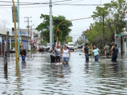 Así luce Chetumal luego de las intensas lluvias que han llegado al sur del país. ESPECIAL / X: @Sefiplanqroo