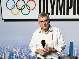 El presidente del COI avaló la prohibición a rusos y bielorrusos de participar en París. AFP/W. Zhao