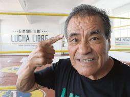 “El Satánico” muestra los estragos de más de medio siglo de batirse en el cuadrilátero. CORTESÍA/Fernando Sotelo