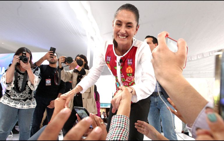 El dirigente nacional de Morena, Mario Delgado, fue quien entregó esta mañana los resultados a Claudia Sheinbaum sobr la reforma al Poder Judicial. EL INFORMADOR / ARCHIVO