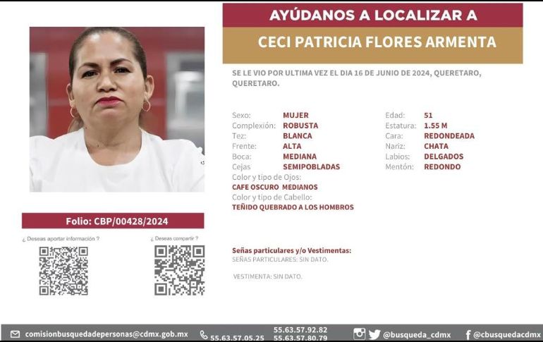 Las acciones de búsqueda se mantendrán para dar con la localización del líder del Colectivo de Madres Buscadoras. ESPECIAL/X/ @Busqueda_MX.