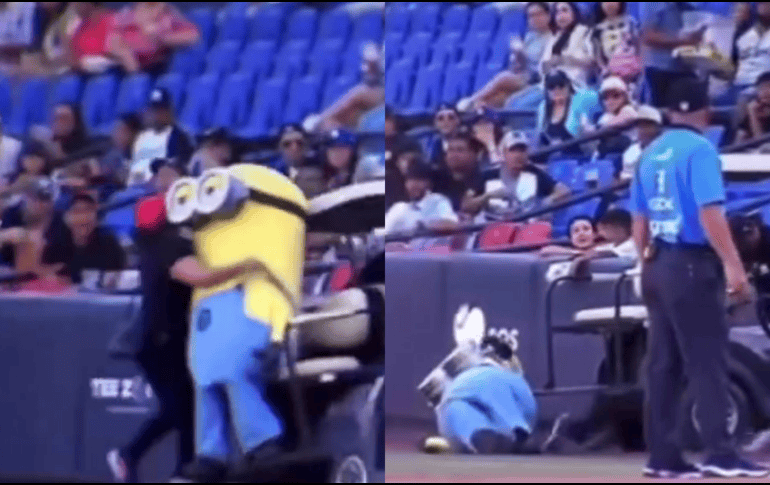 La caída de un Minion causó que los aficionados, pidieran reporte médico del personaje. ESPECIAL.