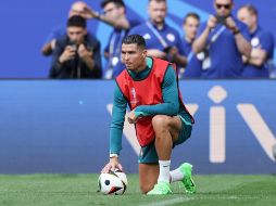 Cristiano Ronaldo busca un título más en la que será su sexta Eurocopa. EFE/M. Lopes
